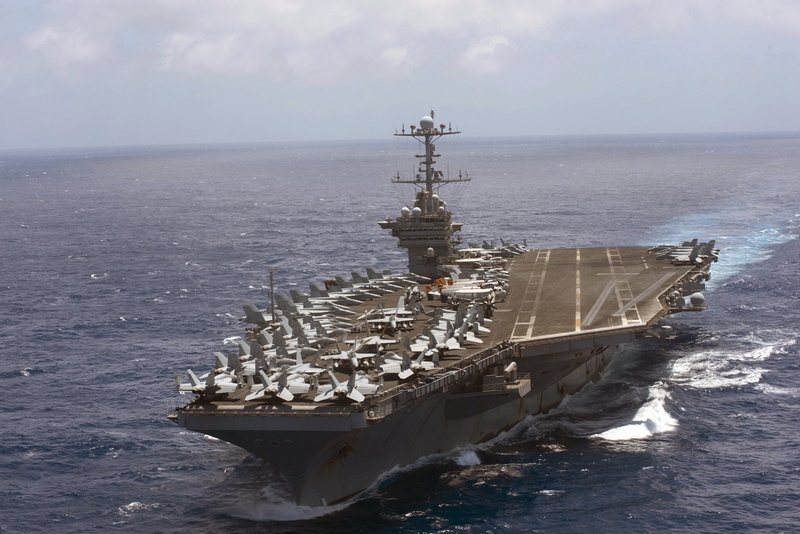 USS Harry S. Truman (CVN-75), Aircraft Carrier, Warship, Warships, 1080P