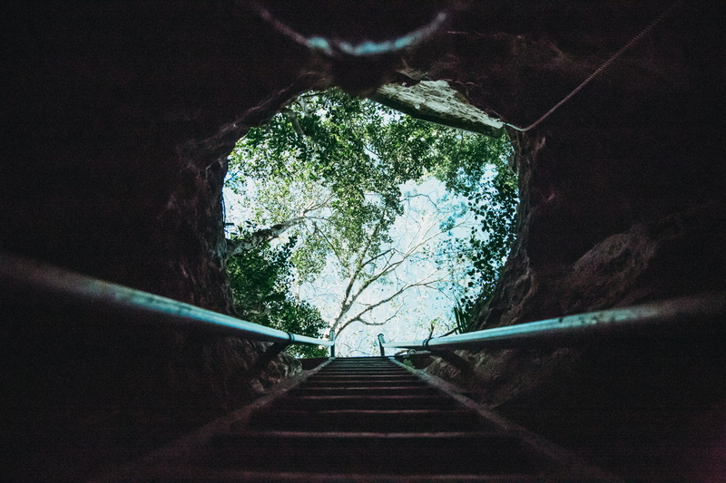 day, evening dress, apparel, arbour, sunlight, fashion, dungeon, sky, built structure, sewer, 5K, transportation, hole, gown, train track, outdoors, nature