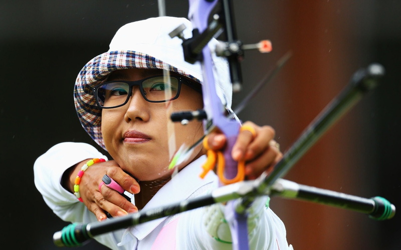 green, 2012, jin, purple, lee, sung, compound, black, archery, athlete, london, bow, 1080P