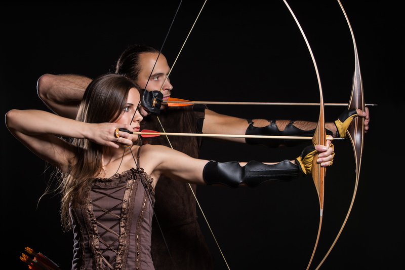 woman, archery, 5K, man, arrows