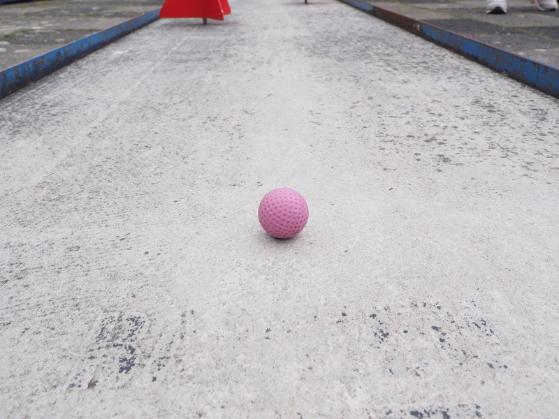 design, land, ball, minigolf plant, obstacles, precision sport, ground, sand, skill game, putting, mini golf ball, nature, leisure activity, miniature golf