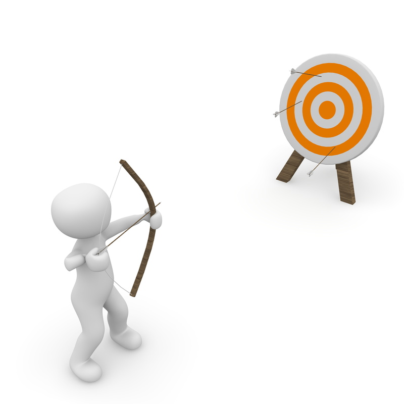 targeting, high angle view, Target, close-up, sport, white color, food and drink, art and craft, copy space, 3D, movement, representation, creativity, studio shot