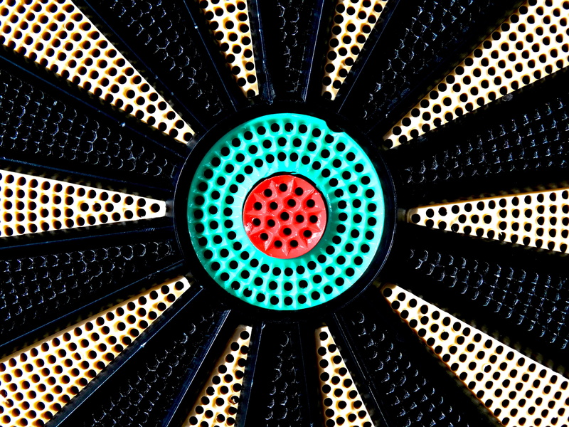 5K, Target, spotted, Marksmanship, middle, hole, shape, multi colored, design, geometric shape, pattern, day, ceiling, in a row, low angle view, backgrounds