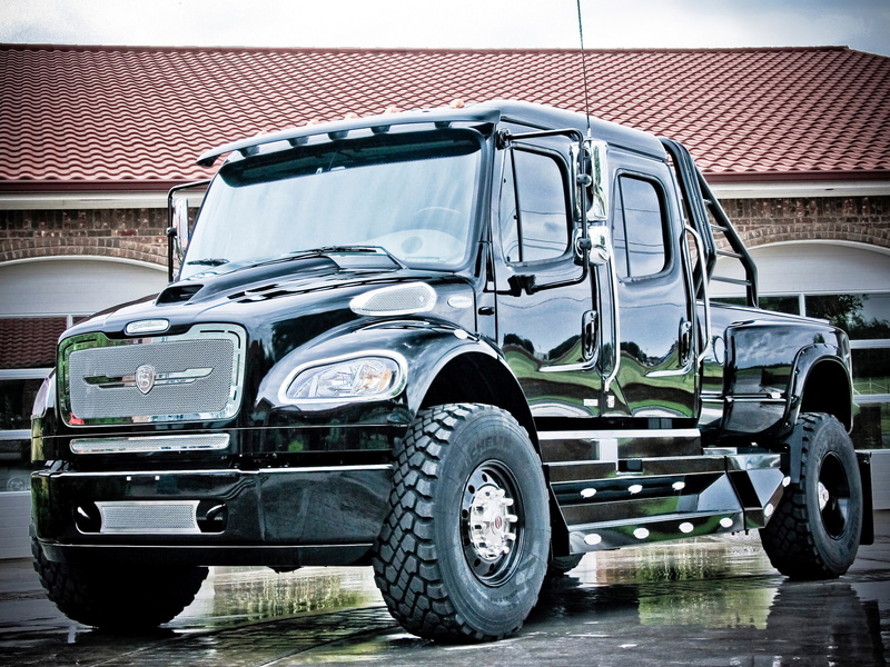 2004, m 2, class, 4x4, 1080P, business, sportchassis, grille, tractor, semi, freightliner, strut