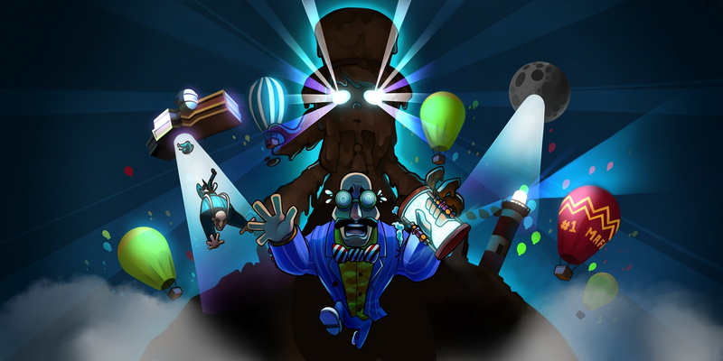 human representation, transportation, night, A Hat In Time, multi colored, futuristic, mode of transportation, hanging, lighting equipment, indoors, video games