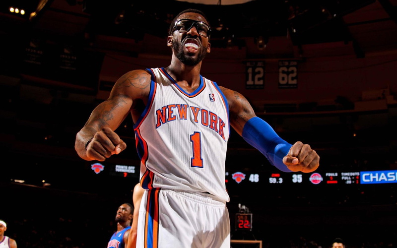 art, x, glasses, york, knicks, hd, amare, 1080P, sports, stoudemire, new, basketball, celebration, nba