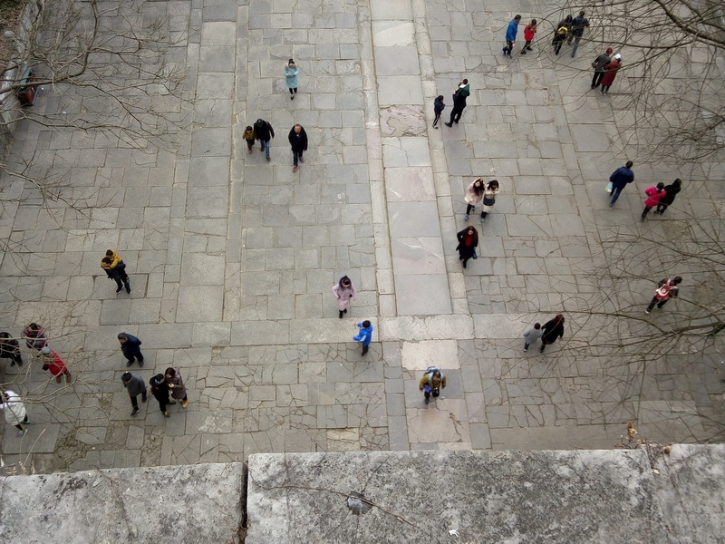 lifestyles, Crowd, leisure activity, Old, real people, the city walls, women, travel, tiled floor, City Walls, paving stone, tourism, city, adult, men