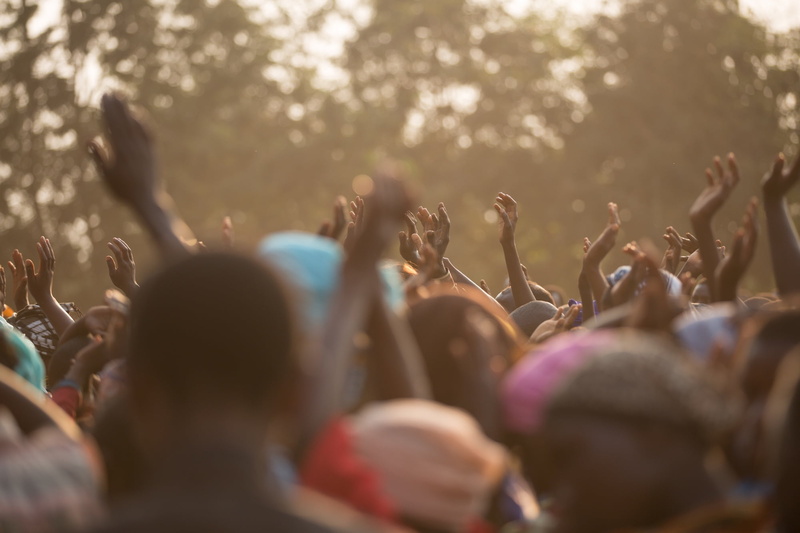 performance, women, 1080P, group of people, cheerful, real people, arms raised, excitement, togetherness, selective focus, people, group people, music festival