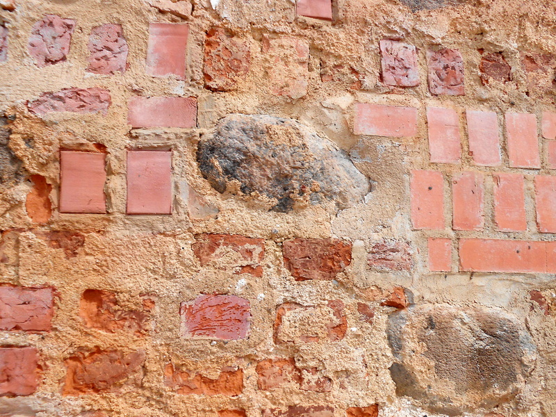 damaged, brick wall, architecture, block, wall, stonewall, weathered, full frame, pattern, old, built structure, grunge, wall - building feature, run-down