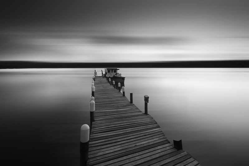no people, tranquil scene, photo, pier, outdoors, scenics - nature, tranquility, the way forward, direction, grayscale, black and white, black, jetty, water