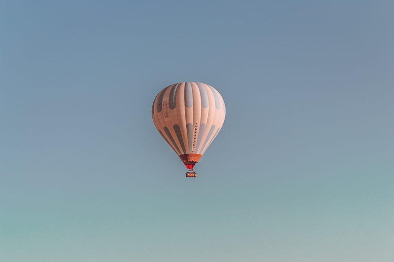 wander, baloon, discover, nature, freedom, flying, blue, mid-air, hot air balloon, high, multi colored, bright, mode of transportation, air vehicle, no people