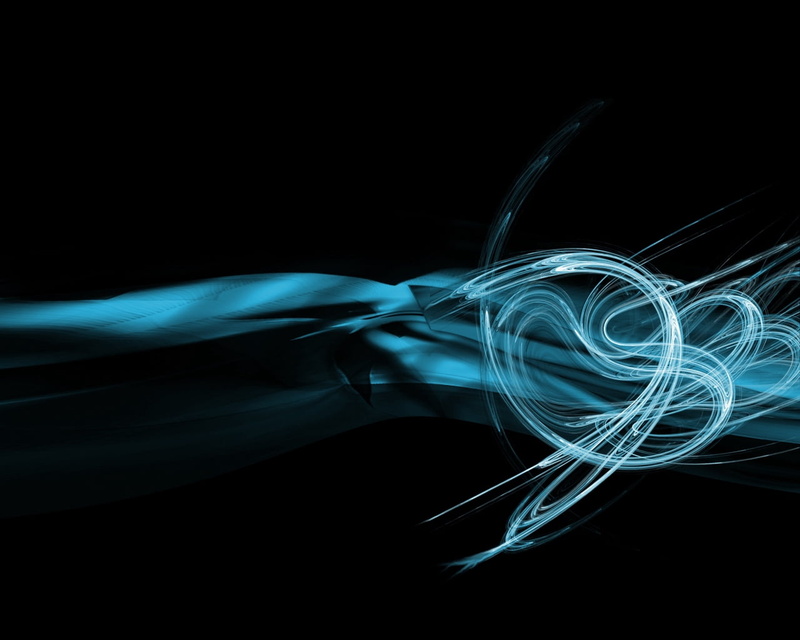 blue, flowing, black Color, strap, wave Pattern, no people, smooth, copy space, complexity, pattern, shape, studio shot, long exposure, bumps, photographic Effects