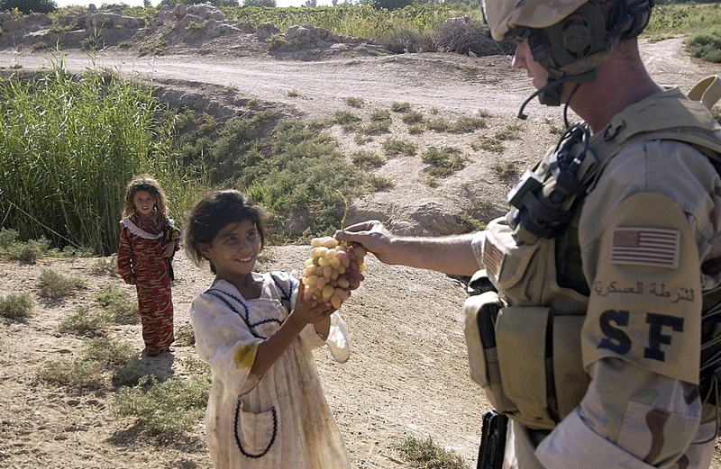 children, girl, real people, women, people, land, happy, soldier, females, nature, men, fruit, group of people, domestic animals, usa, america, daytime