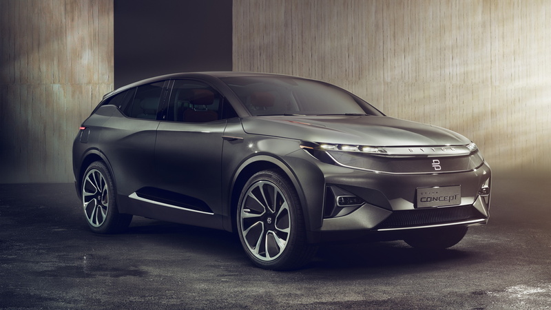 Byton, CES 2018, 5K, door, black, 5k, hatchback, electric car