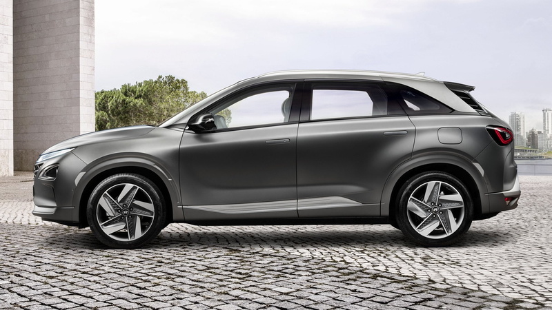 Car, Hyundai, Electric Car, Silver Car, SUV, 1080P, Crossover Car, Hyundai Nexo