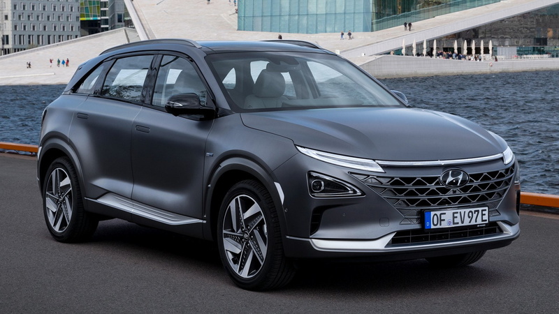 Electric Car, SUV, Hyundai, 1080P, Car, Hyundai Nexo, Silver Car, Crossover Car