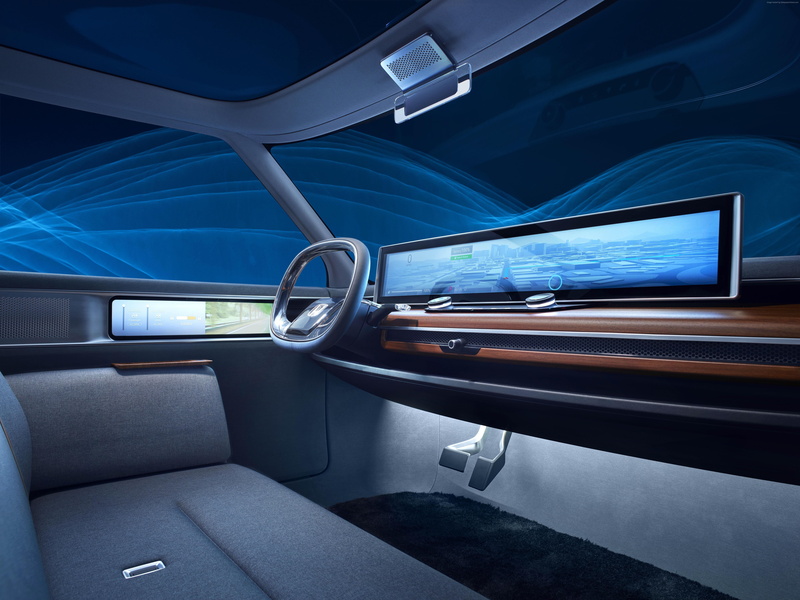 vehicle interior, road trip, 4k, motor vehicle, dashboard, motion, car interior, blue, luxury, travel, windshield, mode of transportation, Honda Urban EV
