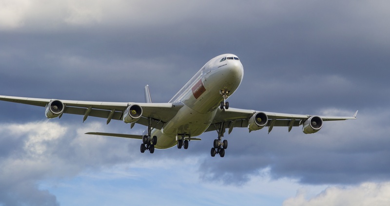 outdoors, mode of Transport, mid-air, flying, nature, airbus 340, aerospace industry, flight, aircraft, business travel, air Vehicle, cloud, norwegian