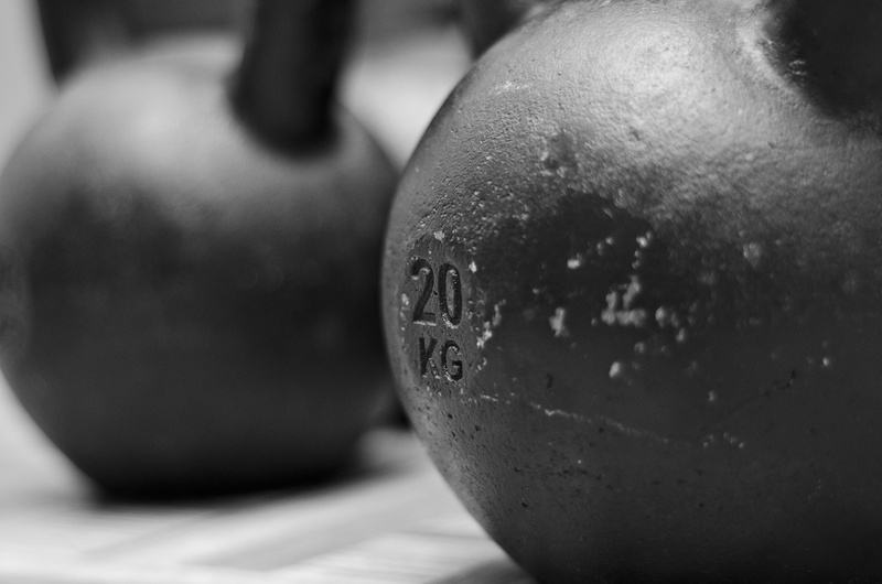 drink, metal, still life, table, kg, glass - material, training, no people, healthy lifestyle, kettlebell, extreme close-up, close-up, selective focus