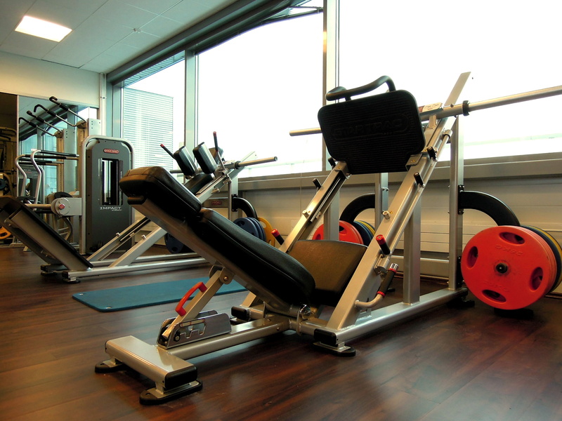 wood, hardwood floor, exercise equipment, healthy lifestyle, equipment, the device, black, gym, absence, exercise machine, sports, health club, weight training