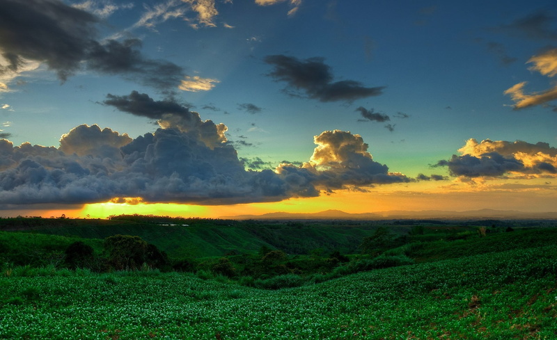 scenics - nature, non-urban scene, Landscape, Philippines, Travel, environment, Photography, grass, sky, idyllic, Field, Asia, land, Nature, bukidnon, Scenery