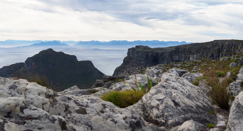 hottentots-holland mountains, mediterranean, travel, rock, devils peak, nature, beauty in nature, stone, rock formation, cliff, table mountain panoramic