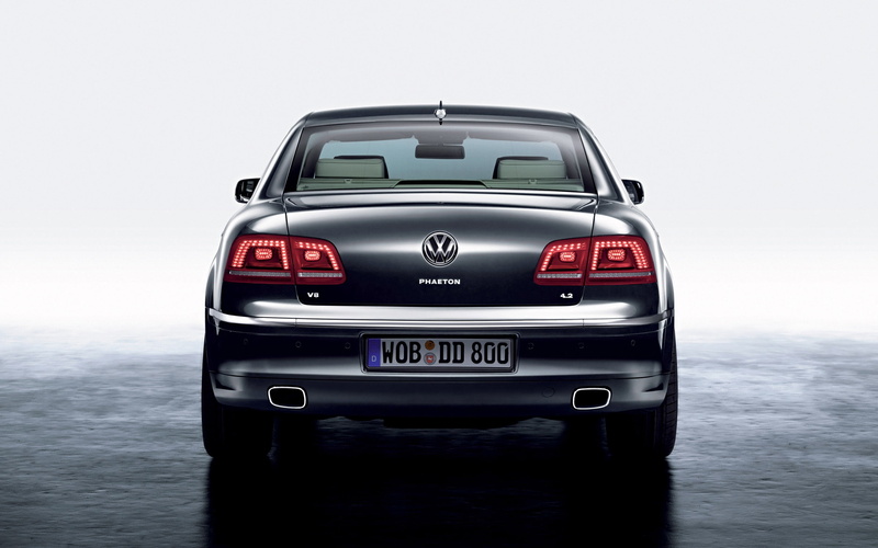 volkswagen, passat, 2K, phaeton, black, rear