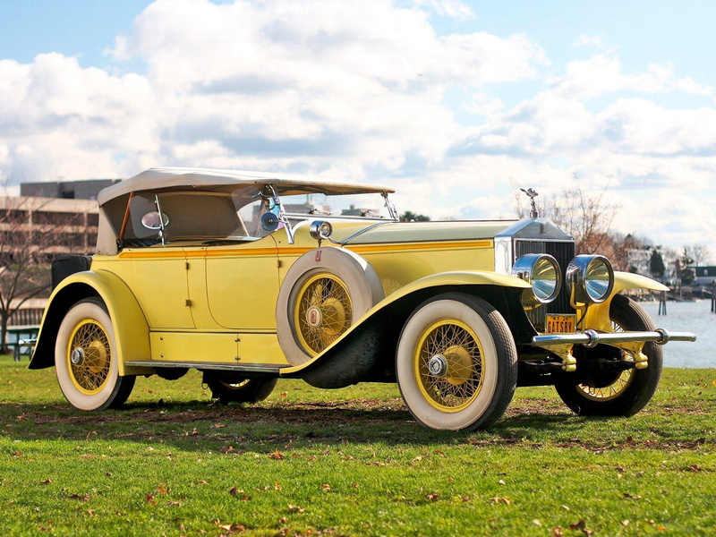 royce, classic, phaeton, phantom, antique, cars, sport, rolls, 1929, ascot, 1080P