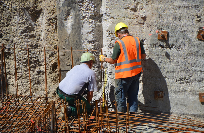 bars, safety, brewhouse, cooperation, construction worker, working, concrete, headwear, only men, site, men, construction industry, growing region, clothing
