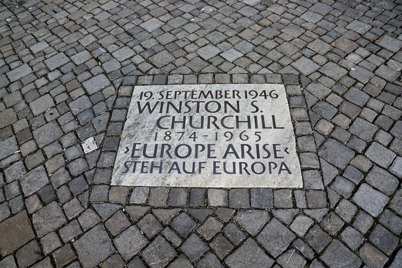 war, shield, road, information, message, monument, 5K, places of interest, pattern, paving stone, speech, england, europe, fraumünser, stone, high angle view