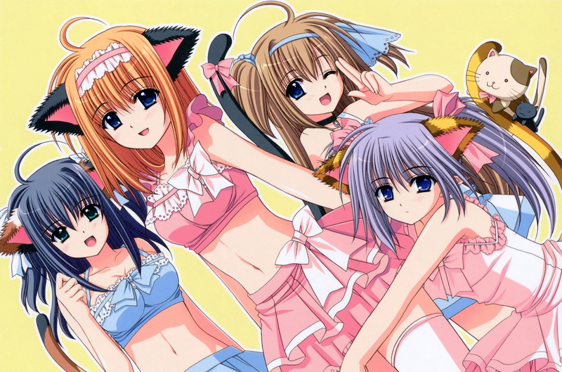 Primula (Shuffle!), Kaede Fuyou, Anime, Shuffle!, 4K, Yae Sakura (Shuffle!), Ruri Matsuri