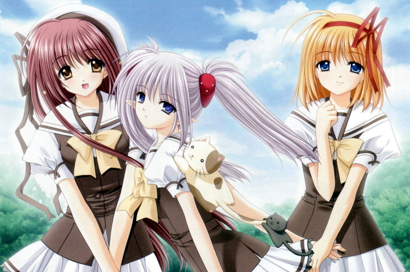 1080P, Lisianthus (Shuffle!), Shuffle!, Primula (Shuffle!), Kaede Fuyou, Anime