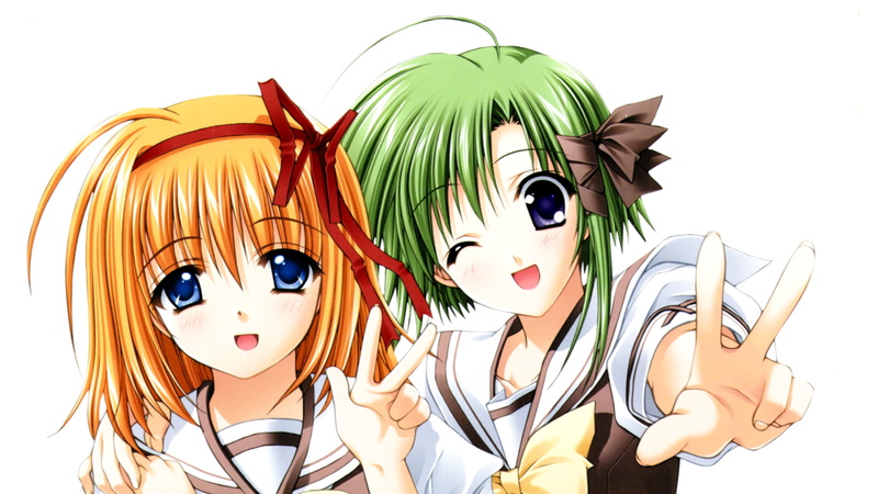Kaede Fuyou, 4K, Asa Shigure, Shuffle!, Anime