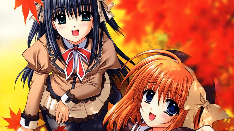 Anime, Shuffle!, Yae Sakura (Shuffle!), Kaede Fuyou, 2K