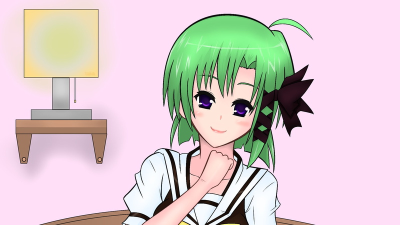 1080P, Shuffle!, Asa Shigure, Anime
