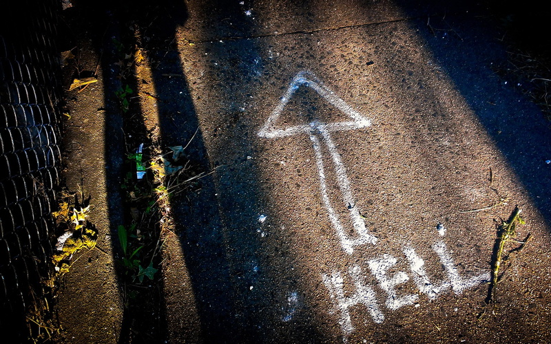 high angle view, gray, transportation, no people, day, sign, shadow, pavements, road, arrows, street, human representation, humor, 1080P, marking, signs