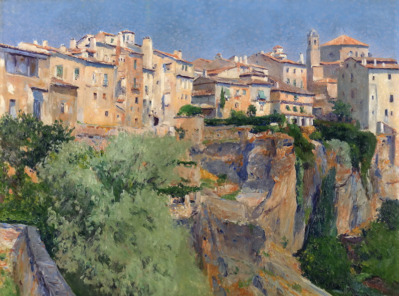 Aureliano de Beruete and Moret, View Of Cuenca, 1080P, home, the urban landscape, picture, rock