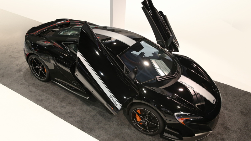 Geneva Auto Show 2016, Mc Laren 675LT, JVC-Kenwood, 5K