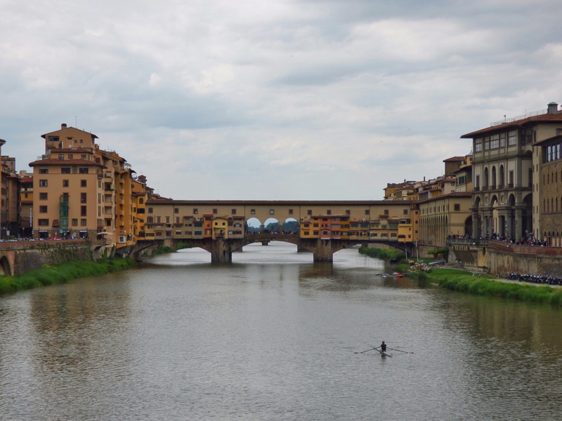reflecting, architecture, fort, cloud - sky, canal, city, day, bridge - man made structure, water, bridge, vacation, reflections, florence, human, building
