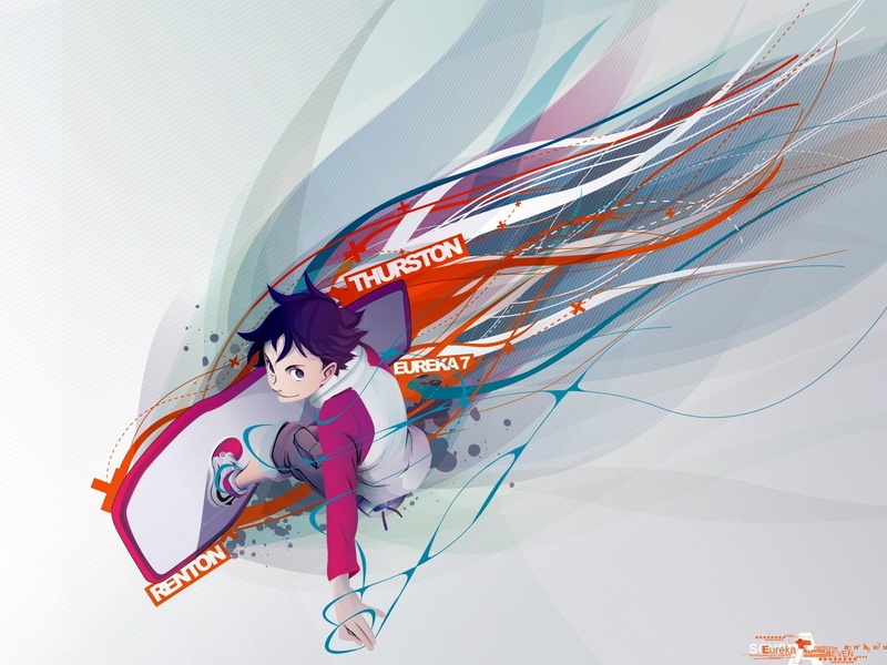 Eureka Seven, Thurston Renton, anime, 720P