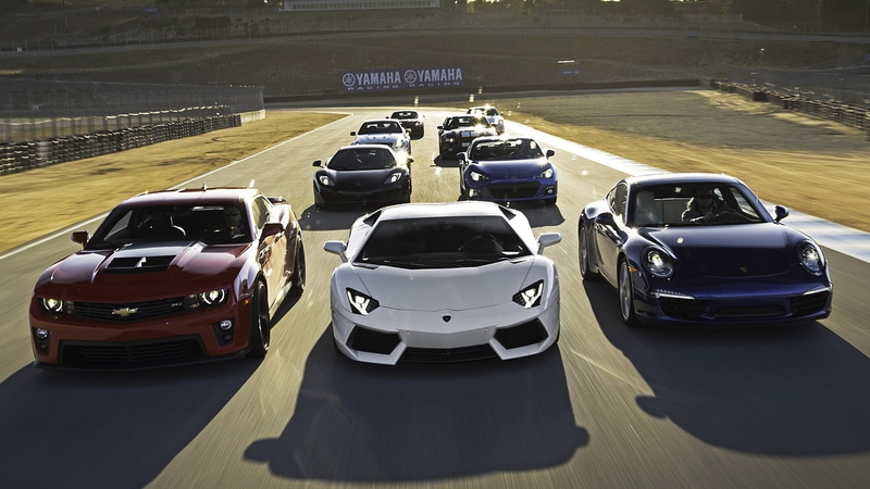 day, competition, track and field, auto racing, land vehicle, competitive sport, 1080P, motor racing track, high angle view, racecar, no people, sports track