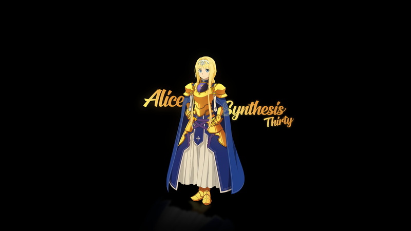 4K, Sword Art Online, Alice (Sword Art Online: Alicization), Alice Synthesis Thirty