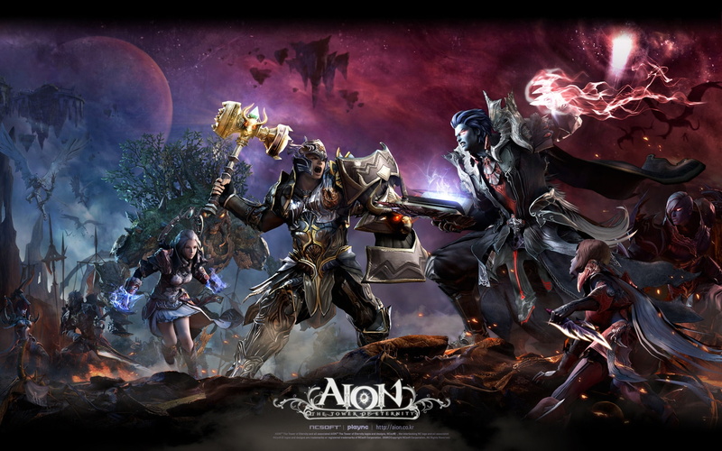 poster, eternity, sword, game, blood, aion, 1080P, tower, battle, pc, characters, fantasy
