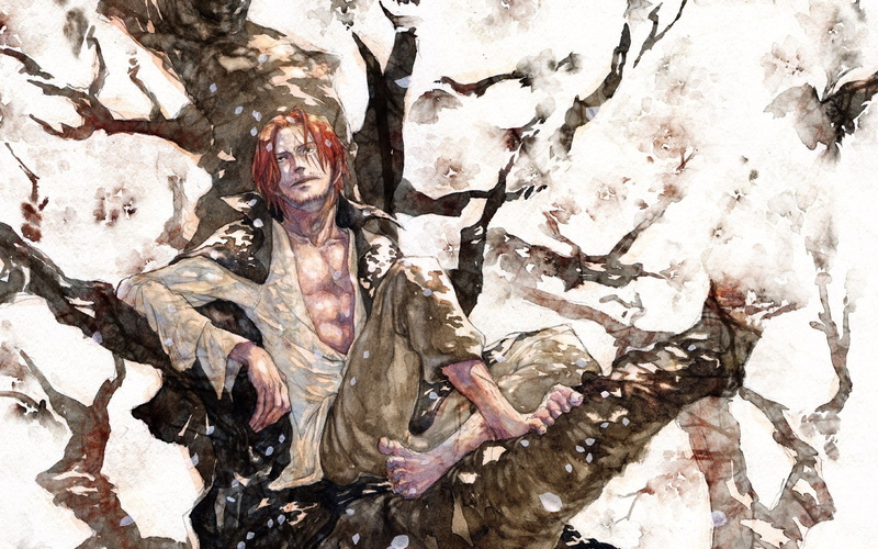 anime, hd, One Piece (anime), piece, one, 1080P, Shanks, art