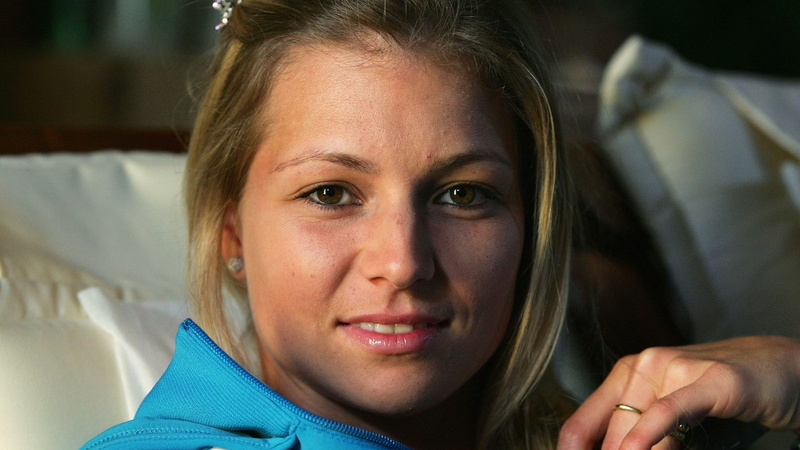 closeup, face, looking at viewer, Maria Kirilenko, women, tennis player, smiling, blonde, 1080P