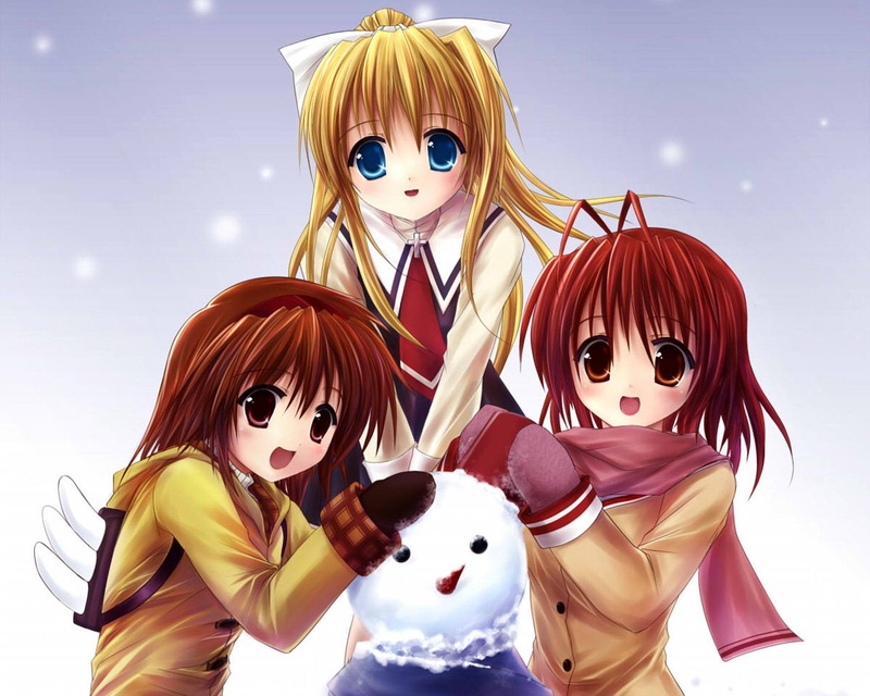 Kanon, Air (Anime), 720P, Nagisa Furukawa, Crossover, Anime, Clannad