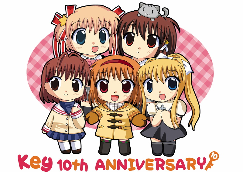 5K, kamio, natsume, furukawa, misuzu, air, komari, kamikita, kanon, clannad, nagisa, chibi, anime, girls, rin