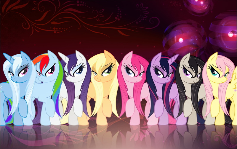 rarity, rainbow, twilight, applejack, technology, sparkle, little, fluttershy, hd, apple, dash, pinkie, art, Cartoons, 720P, my little pony, octavia, pie