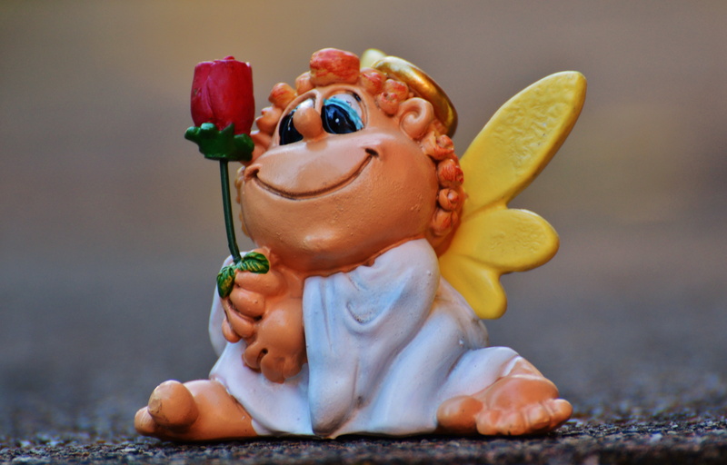 wing, focus on foreground, little angel, art and craft, heavenly, love, close-up, figurine, rosenkavalier, rose, sweet, human representation, deco, young
