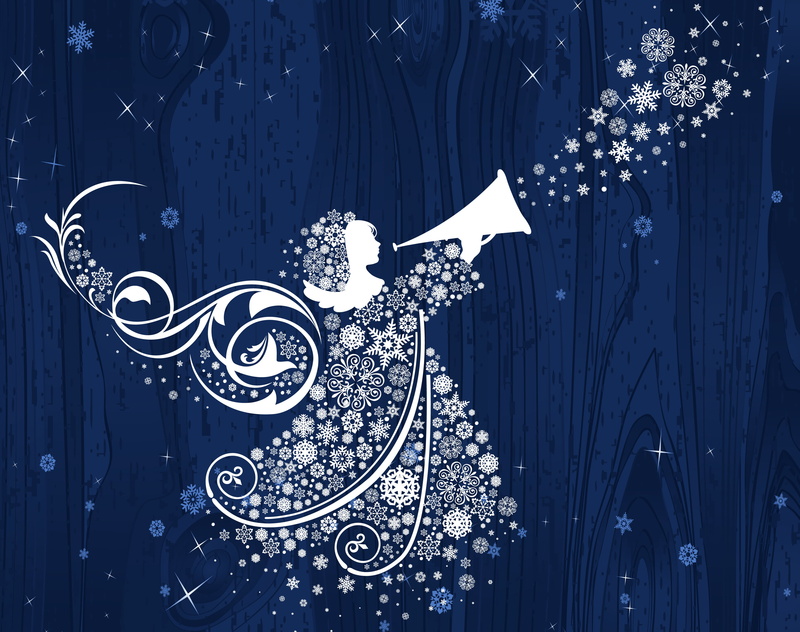 shape, winter, Christmas, snow, angel, decoration, computer Graphic, snowflake, night, pattern, arts culture and entertainment, snowflakes, musical equipment